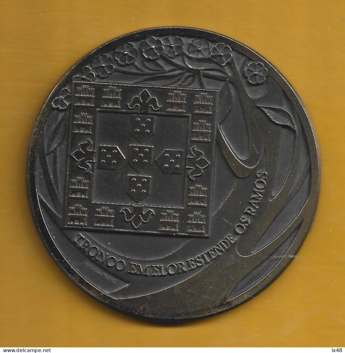 Mocidade Portuguesa. Portuguese Youth. Bronze Medal For 80th Years Of Portuguese Youth Foundation 1936/201. Portugiesisc - Profesionales / De Sociedad