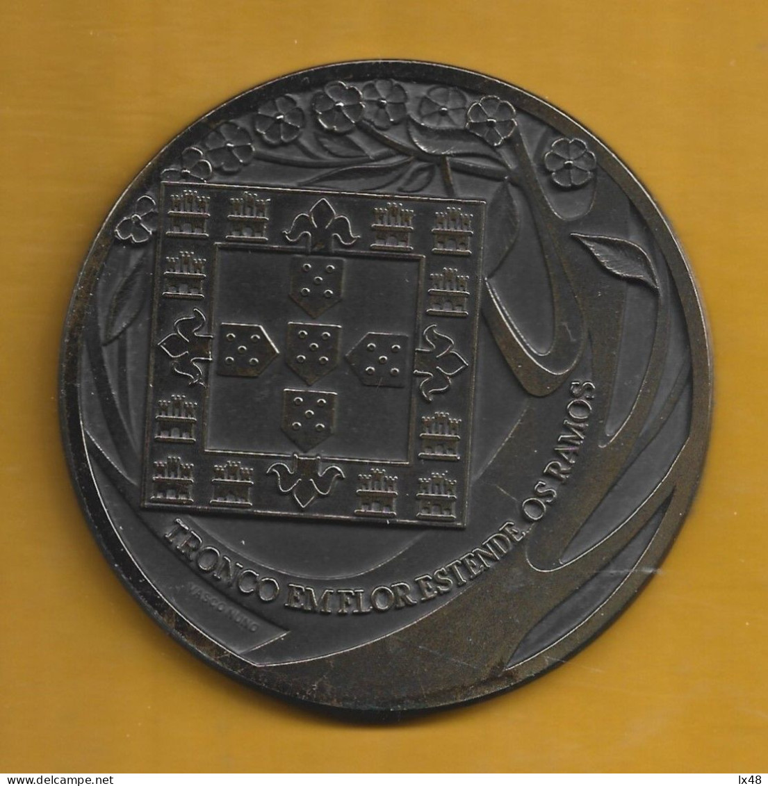 Mocidade Portuguesa. Portuguese Youth. Bronze Medal For 80th Years Of Portuguese Youth Foundation 1936/201. Portugiesisc - Gewerbliche