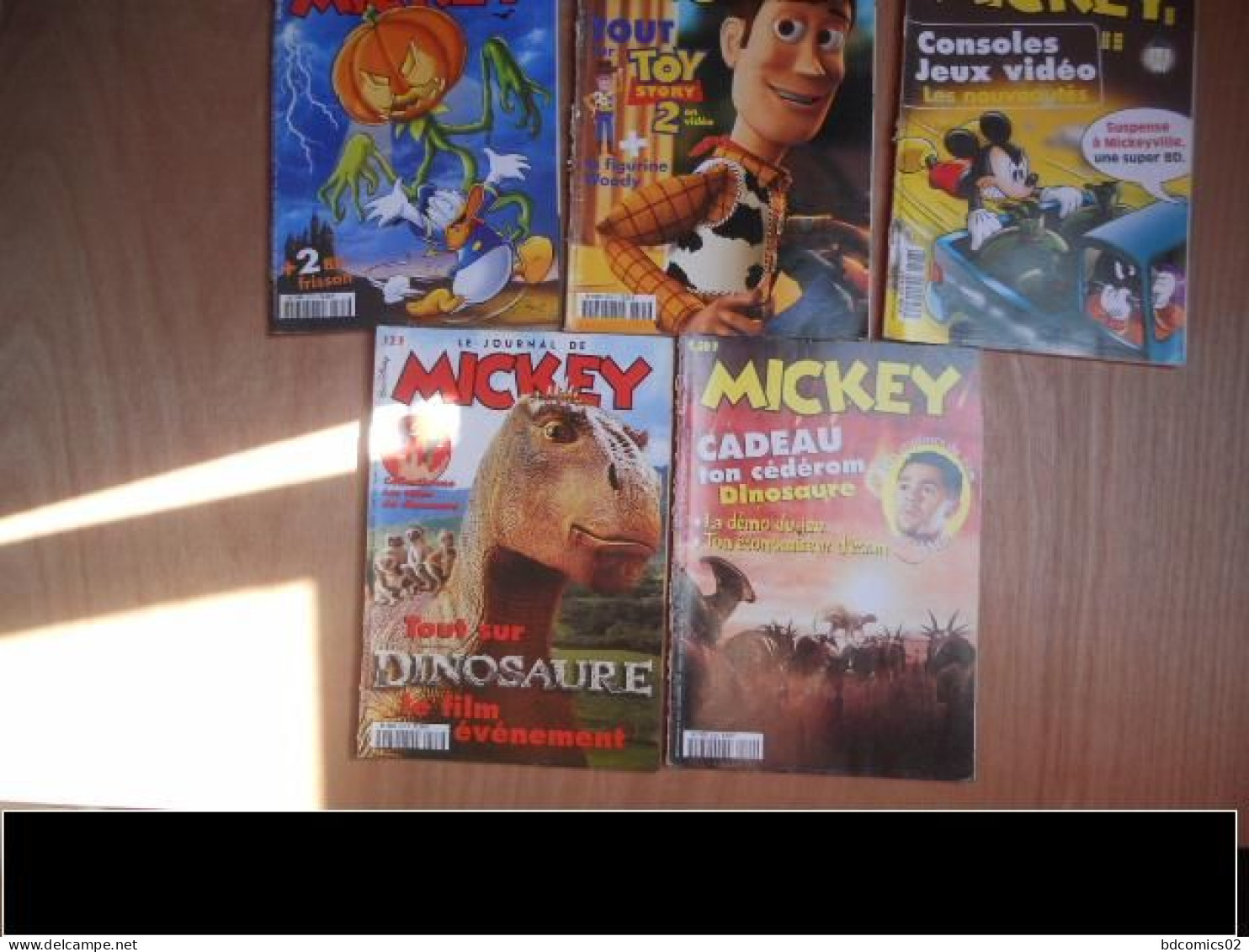 Le Journal De Mickey LOT DE 5 BD N°2523/ 2525/ 2526/ 2528/ 2529 LOT N°15 - Paquete De Libros