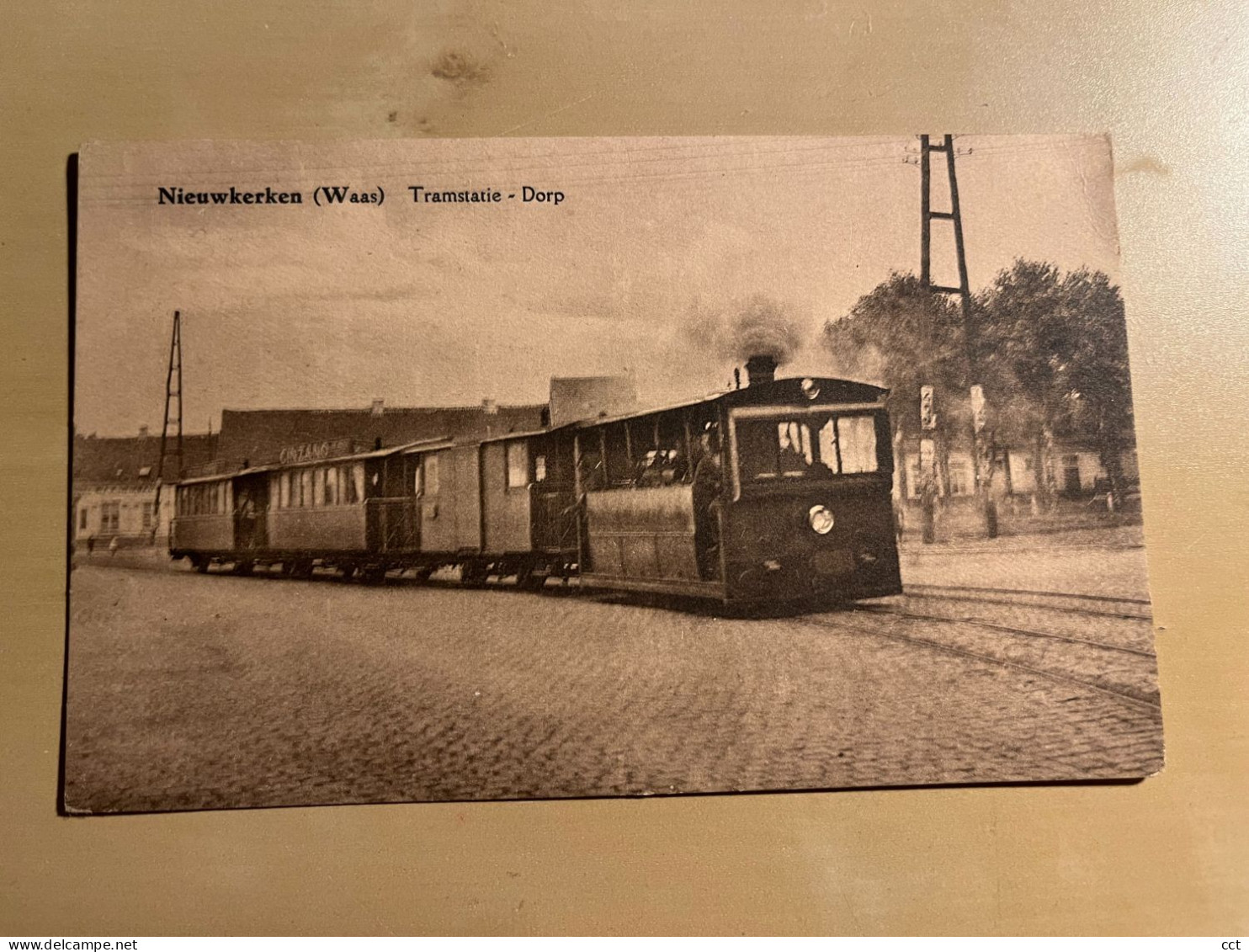 Nieuwkerken-Waas   Sint-Niklaas   Tramstatie - Dorp    TRAM VAPEUR  TRAMWAY    STOOMTRAM - Sint-Niklaas