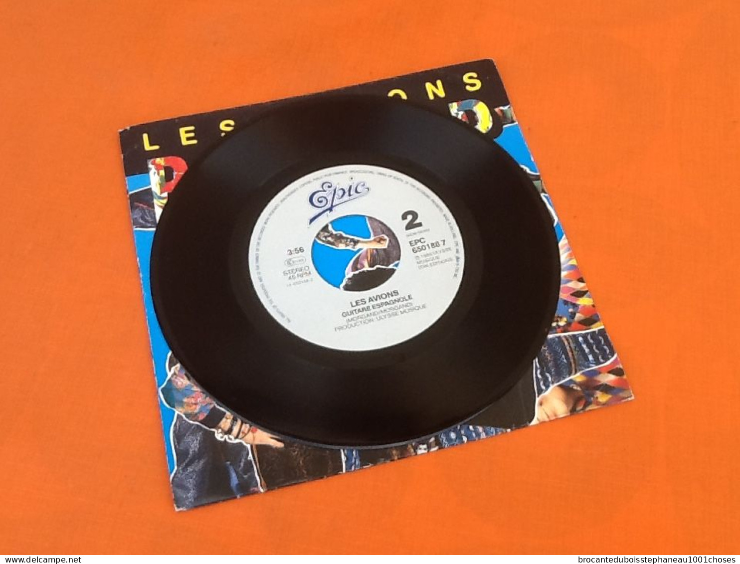 Vinyle 45 Tours  Les Avions  BE-POP  (1986)   Epic  EPC 650188 7 - Dance, Techno & House
