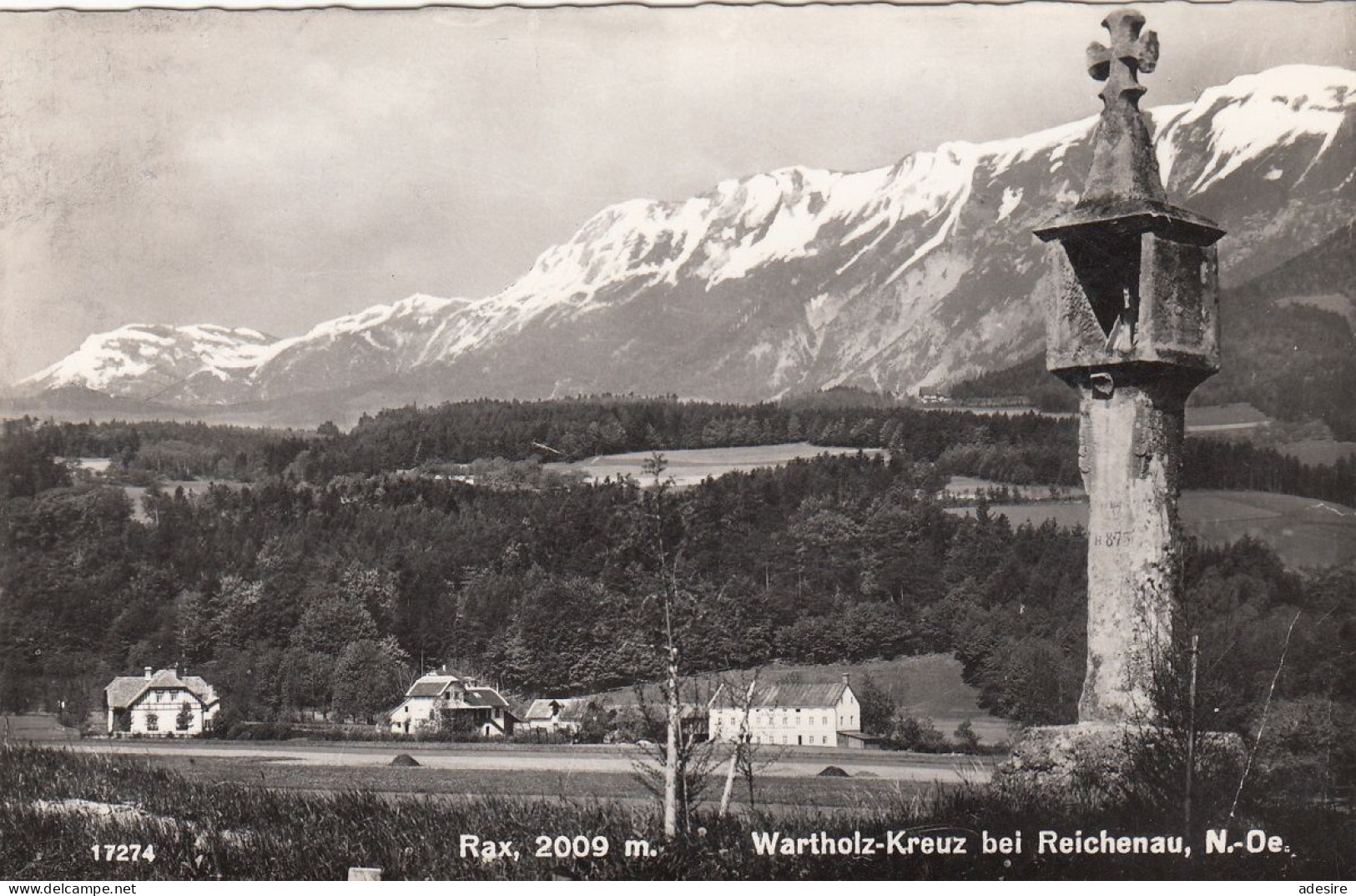 REICHENAU (NÖ), Rax, Wartholz-Kreuz, Gelaufen 1958 ... - Raxgebiet