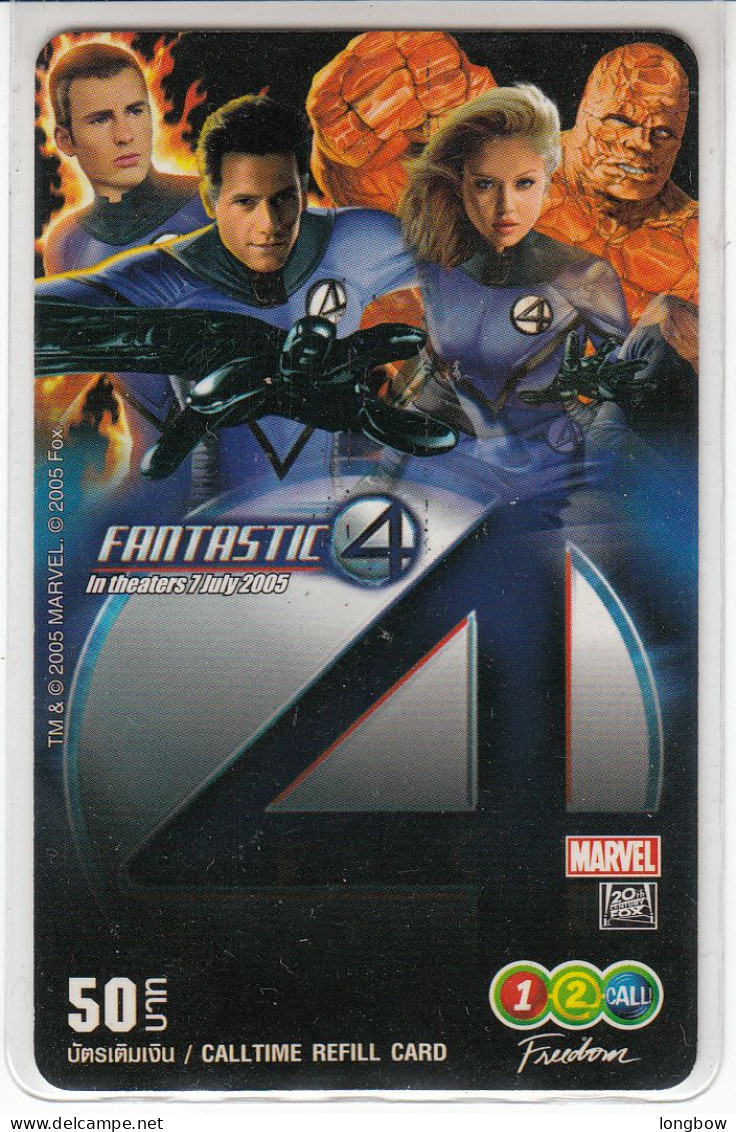 FANTASTIC 4 - Tailandia Prepaid Card - Cine