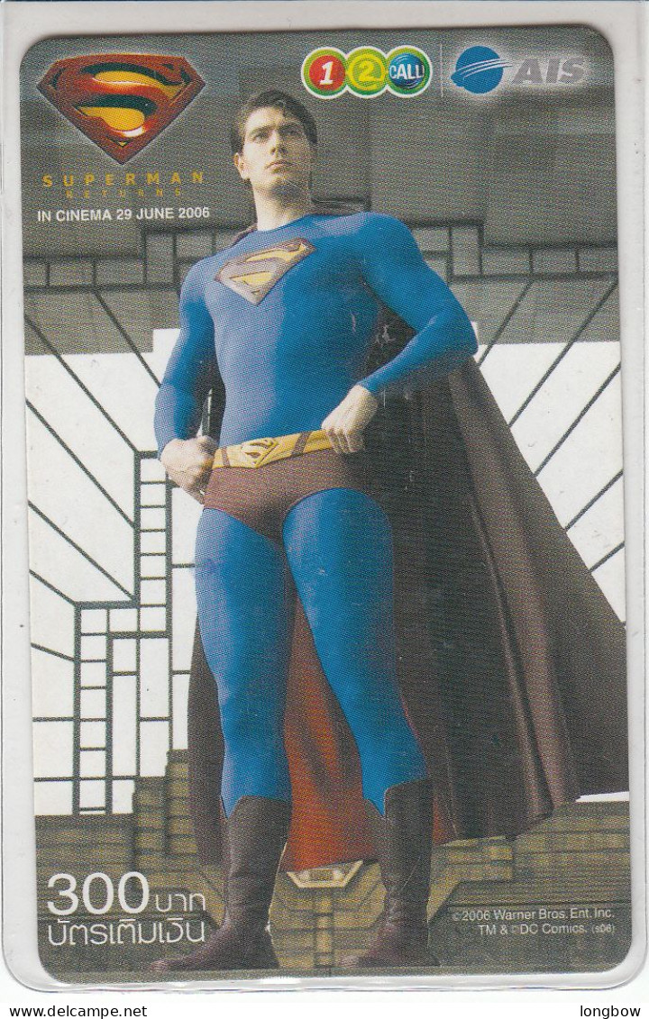 SUPERMAN - Tailandia Prepaid Card - Cine