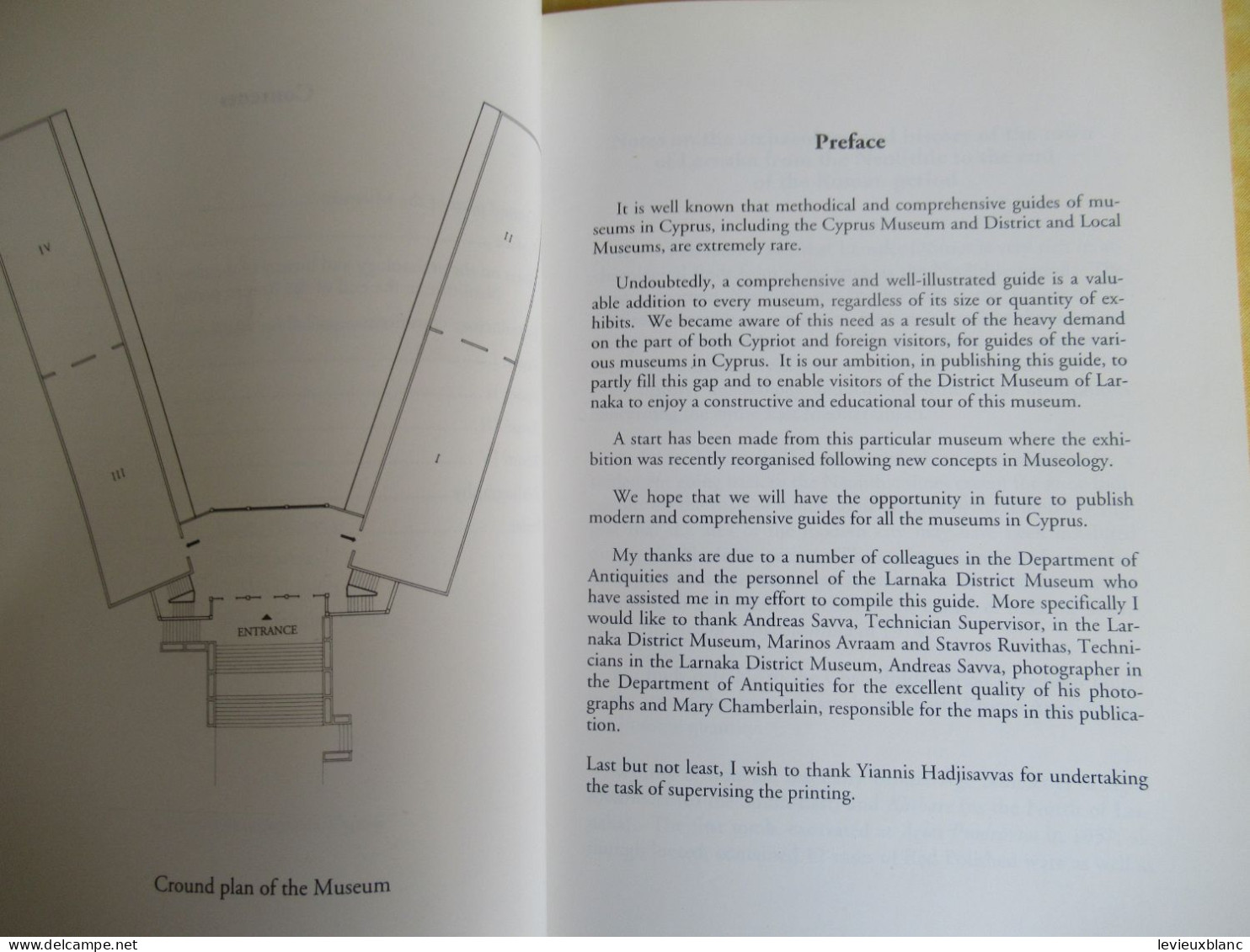 Livret De Présentation / A Guide  To The LARNAKA District   MUSEUM/ Flourentzos/ Nicosie/CHYPRE /1996      PCG525 - Reiseprospekte