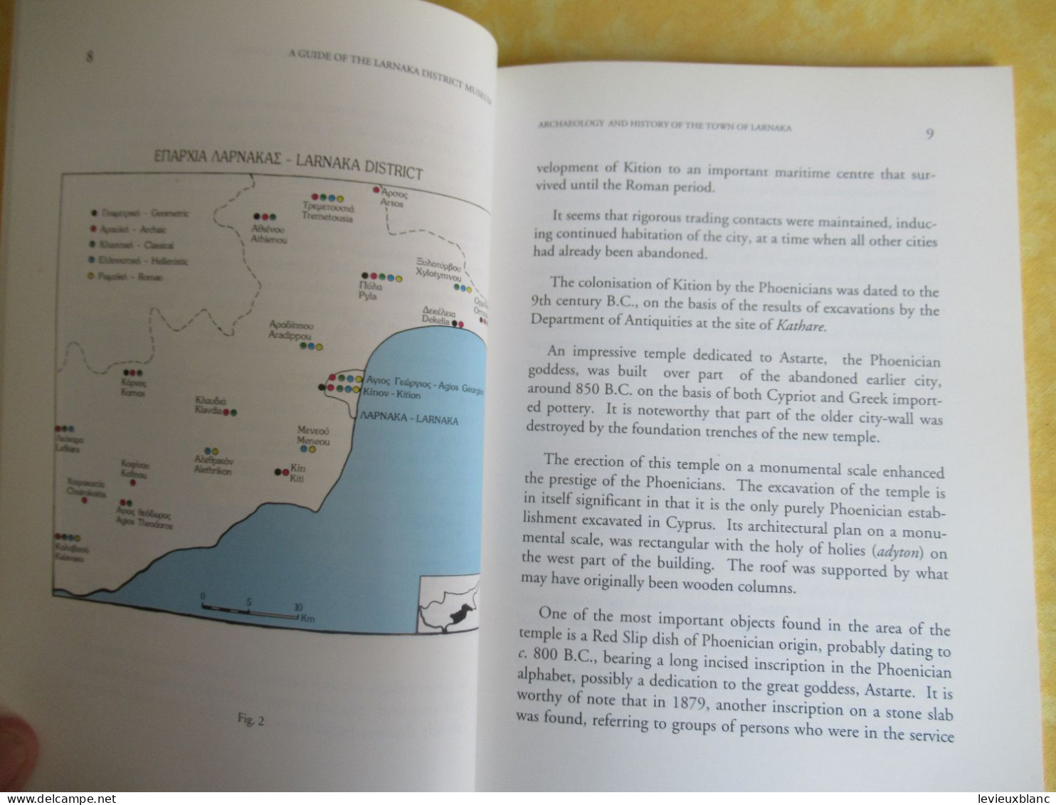 Livret De Présentation / A Guide  To The LARNAKA District   MUSEUM/ Flourentzos/ Nicosie/CHYPRE /1996      PCG525 - Cuadernillos Turísticos