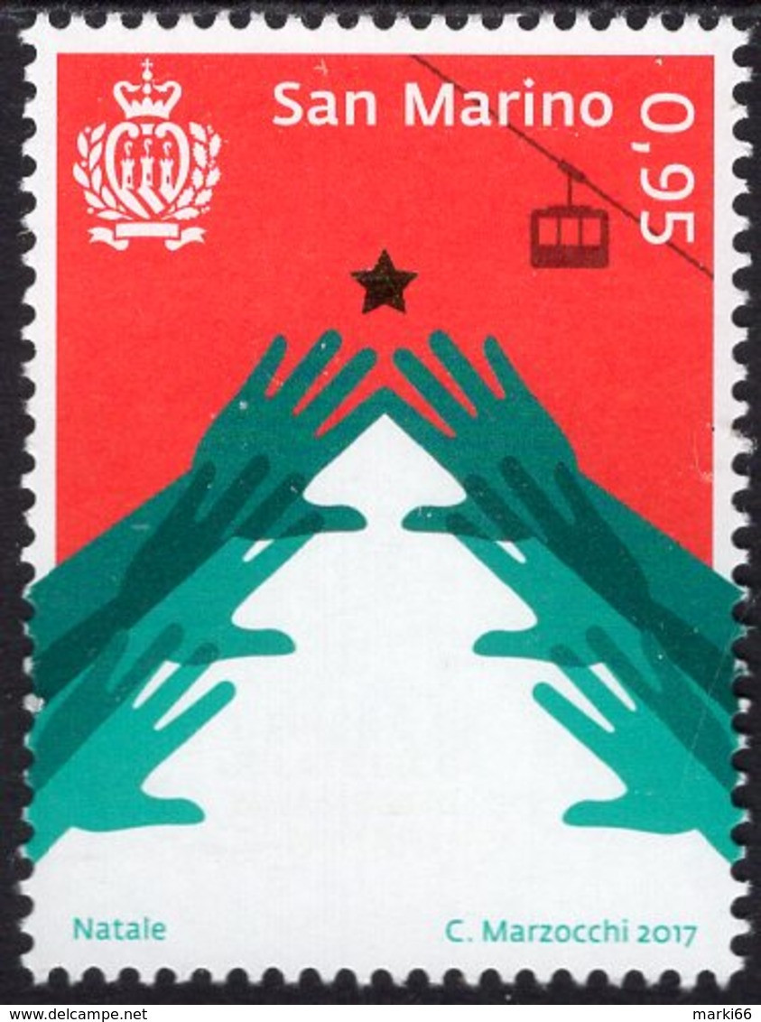 San Marino - 2017 - Christmas - Mint Stamp - Ongebruikt