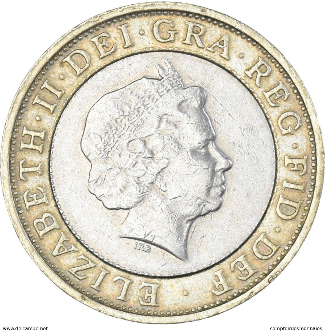 Grande-Bretagne, 2 Pounds, 2001, Bimétallique, TTB - 2 Pounds