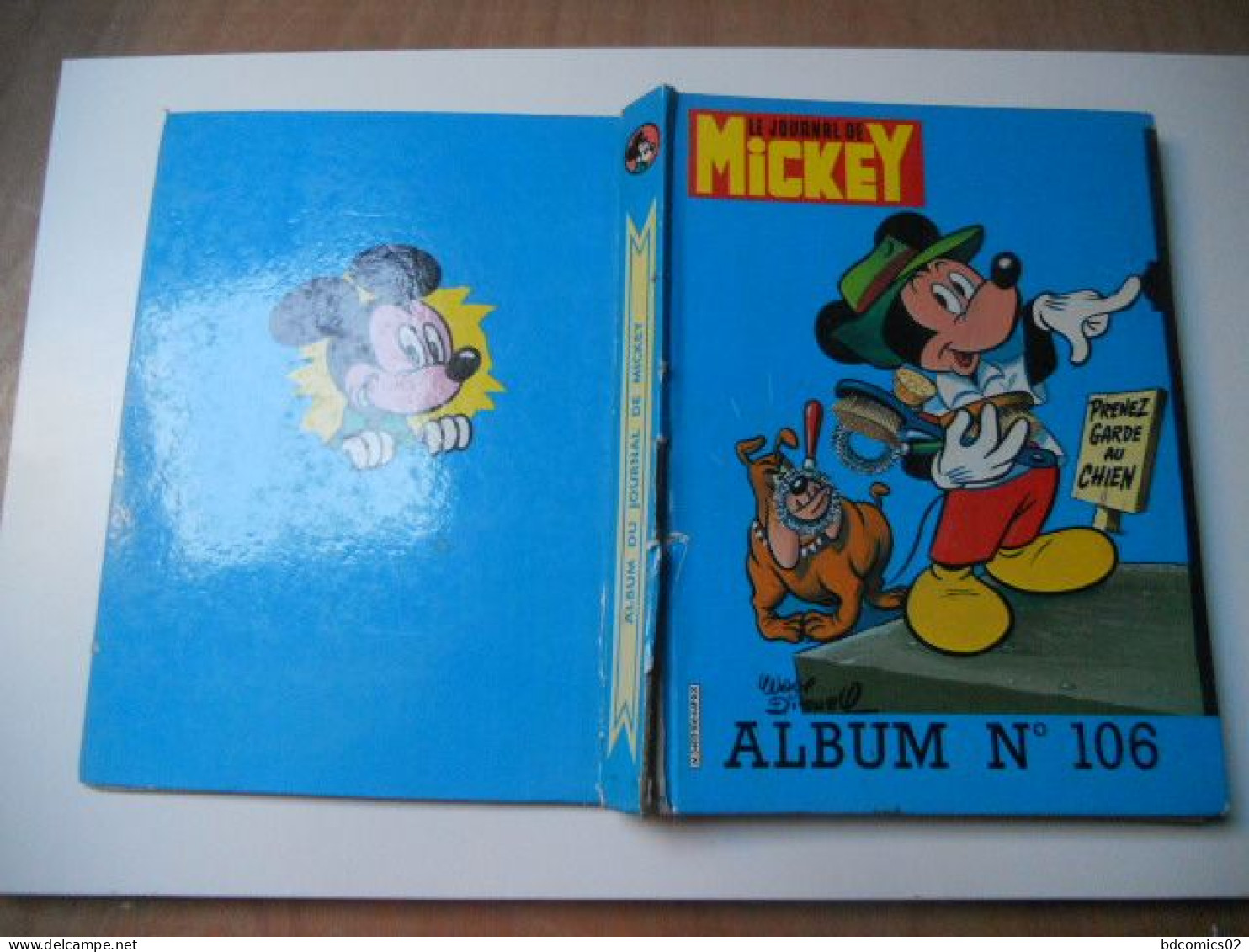 Le Journal De Mickey Album Relier N°106 Du N°1624 AU N°1633 - Paquete De Libros