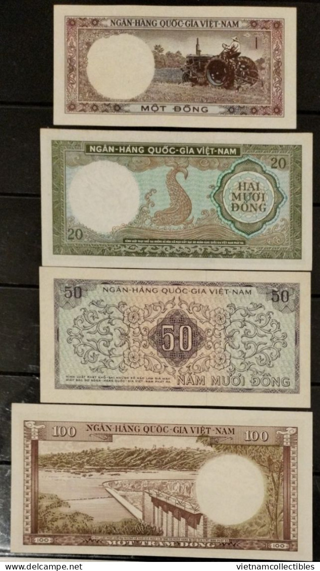 Completed collection of 36 South Viet Nam mostly UNC banknote notes using in Vietnam 1951 - 1975  /