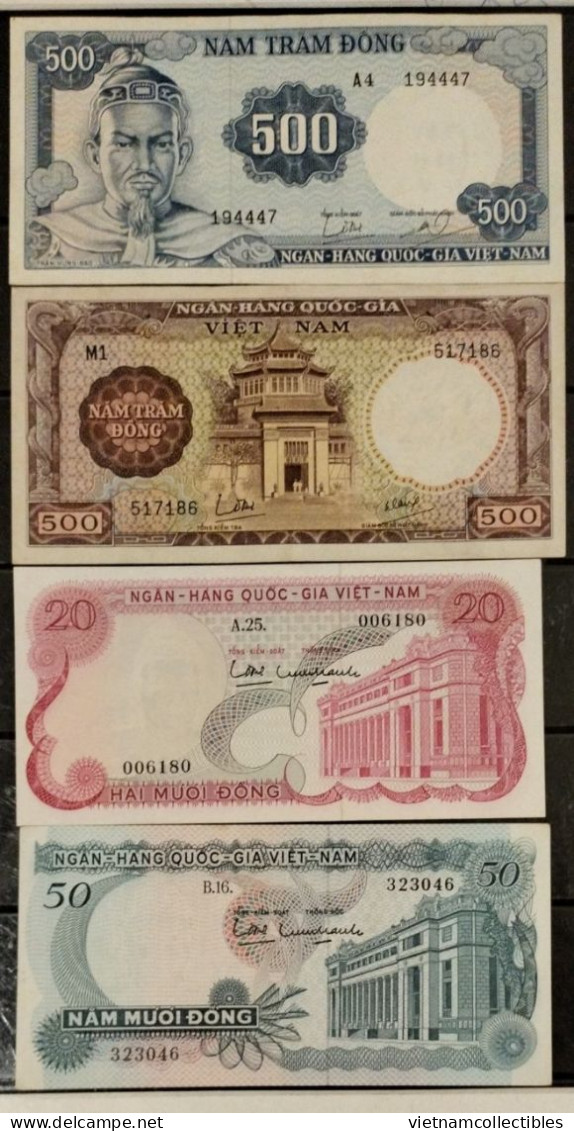 Completed collection of 36 South Viet Nam mostly UNC banknote notes using in Vietnam 1951 - 1975  /