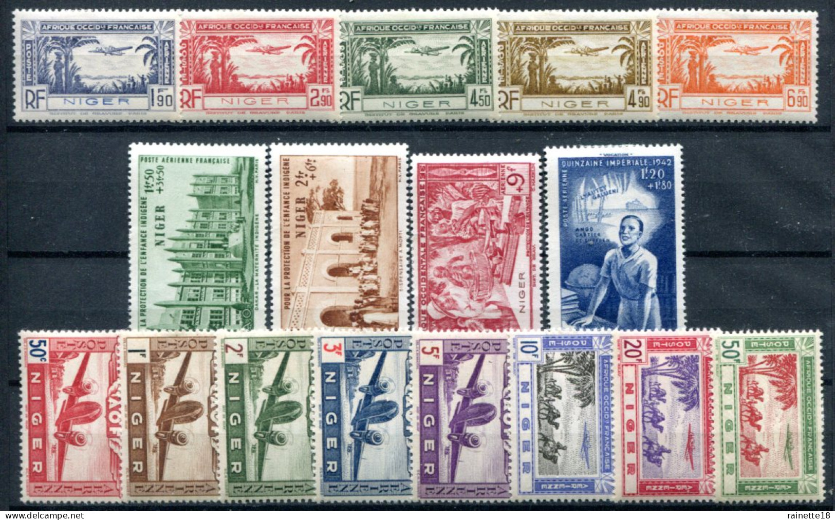 Niger              PA  1/17 *     Complet - Unused Stamps