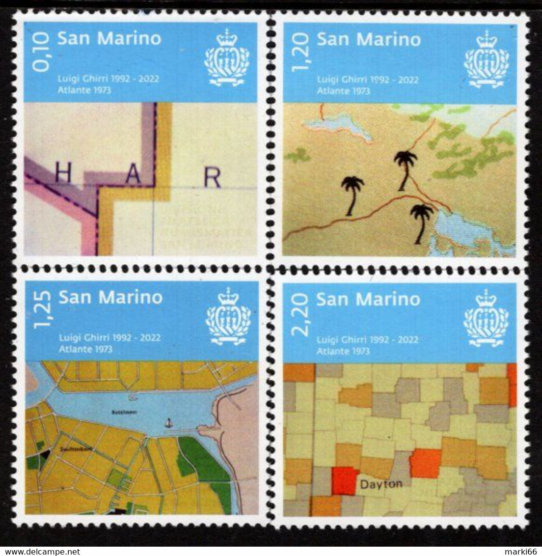 San Marino - 2022 - 30th Anniversary Of Death Of Luigi Ghirri, Master Of Modern Photography - Mint Stamp Set - Unused Stamps