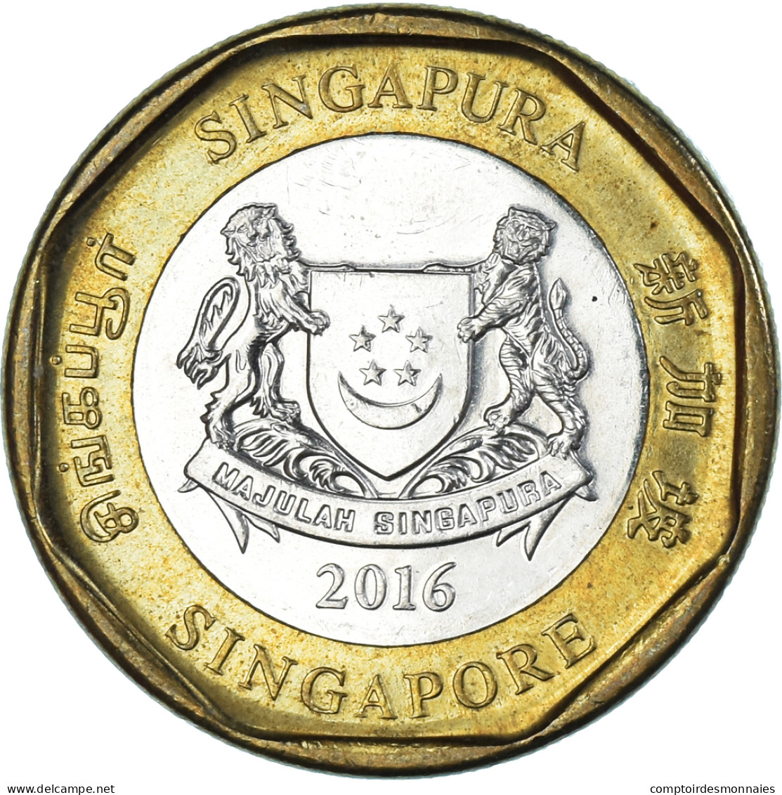 Monnaie, Singapour, Dollar, 2016 - Singapur