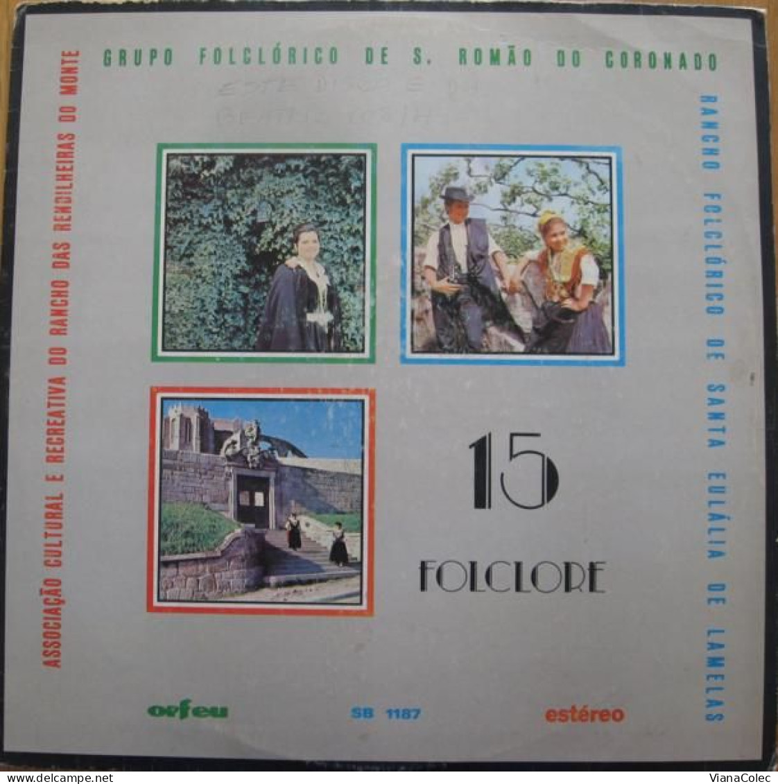 LP Disco Vinil - Folclore / Vila Do Conde Rendilheiras Santa Eulália De Lamelas Santo Tirso São Romão Do Coronado Trofa - Country & Folk