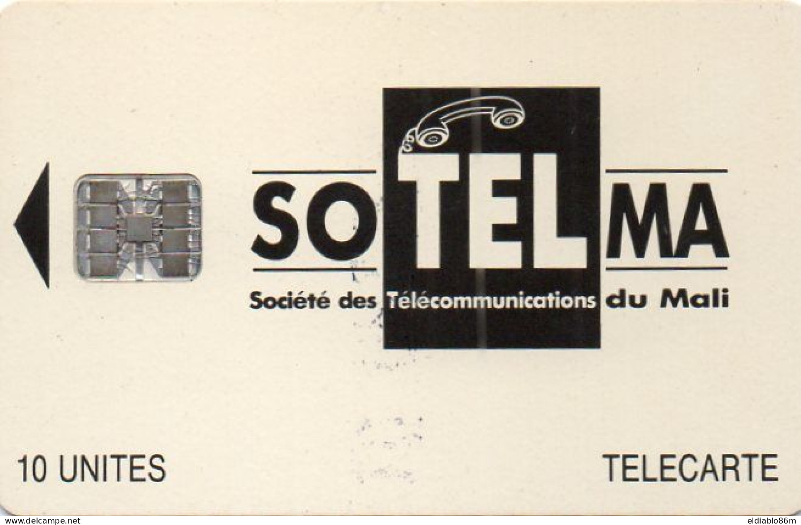 MALI - CHIP CARD - SOTELMA - LOGO BLACK - C47145646 - Mali