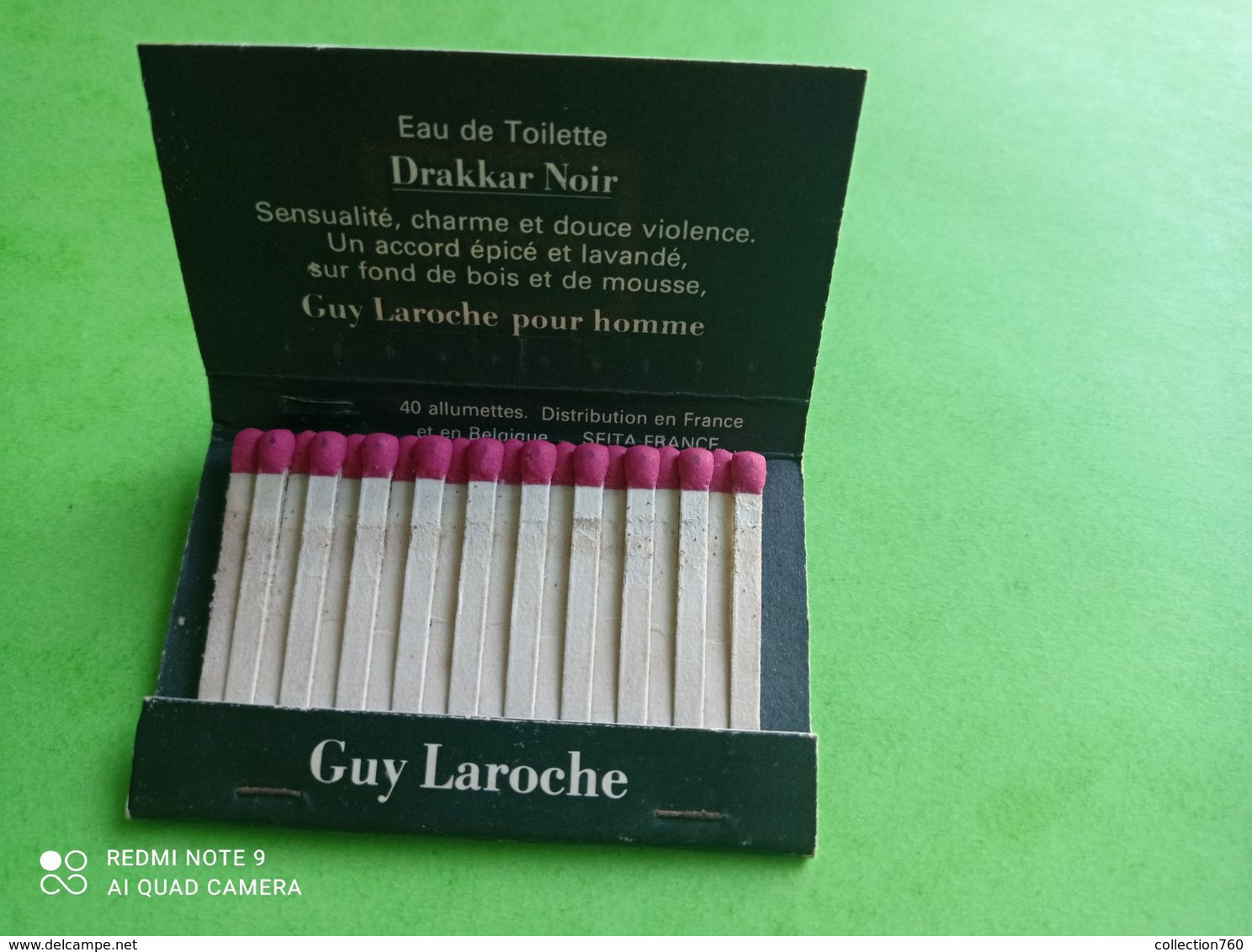 LAROCHE Guy - DRAKKAR - Echantillon Drakkar + 40 Allumettes (collector) - Muestras De Perfumes (testers)