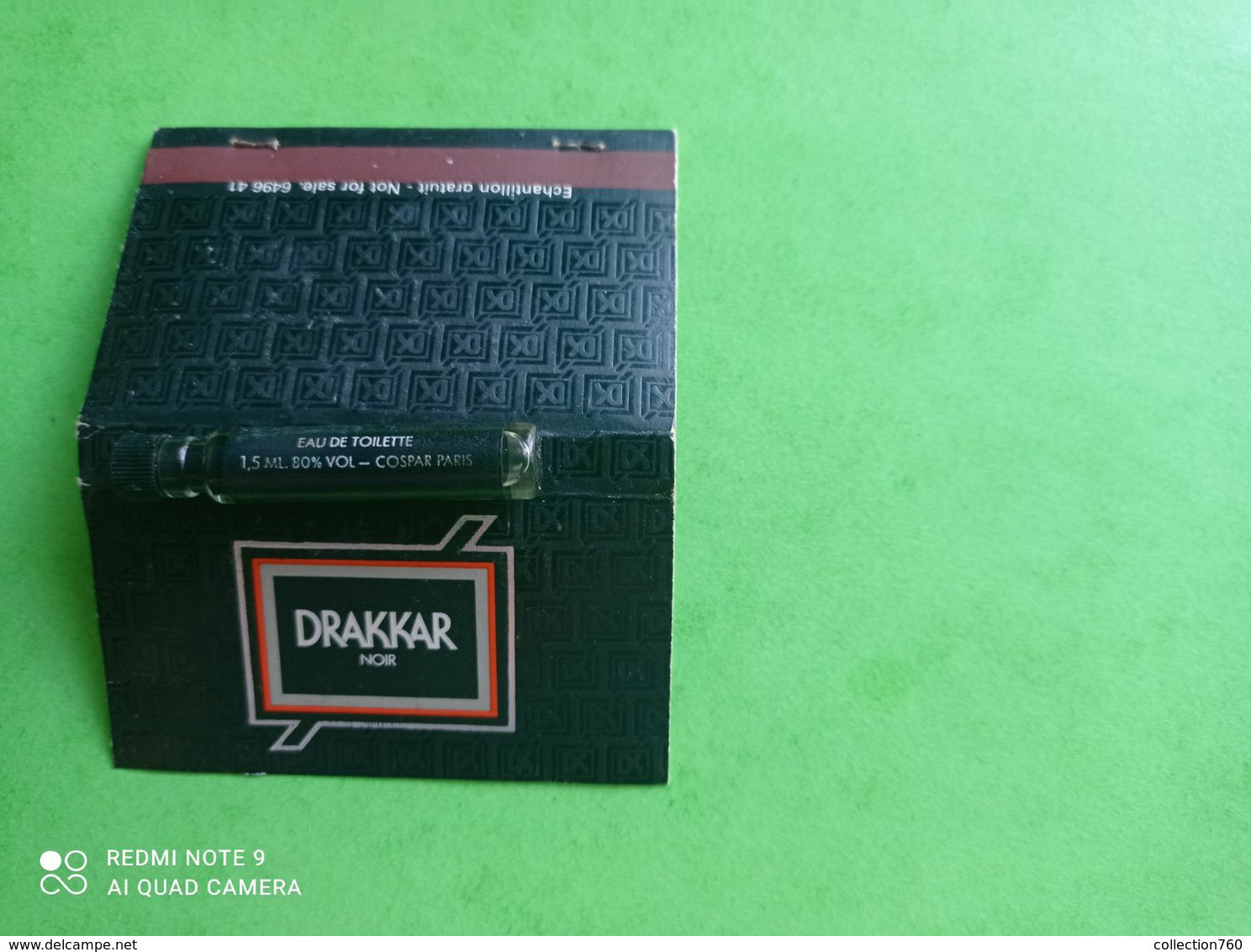 LAROCHE Guy - DRAKKAR - Echantillon Drakkar + 40 Allumettes (collector) - Perfume Samples (testers)