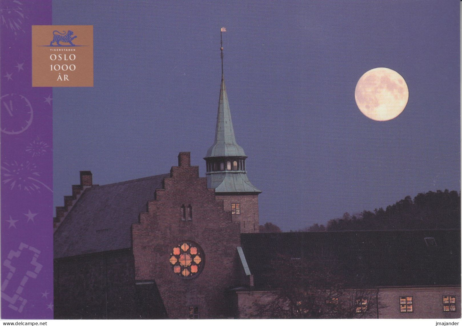 Norway 2000 - 100 Years Of Oslo: Akershus Fortress - Postal Stationery Card ** MNH - Entiers Postaux