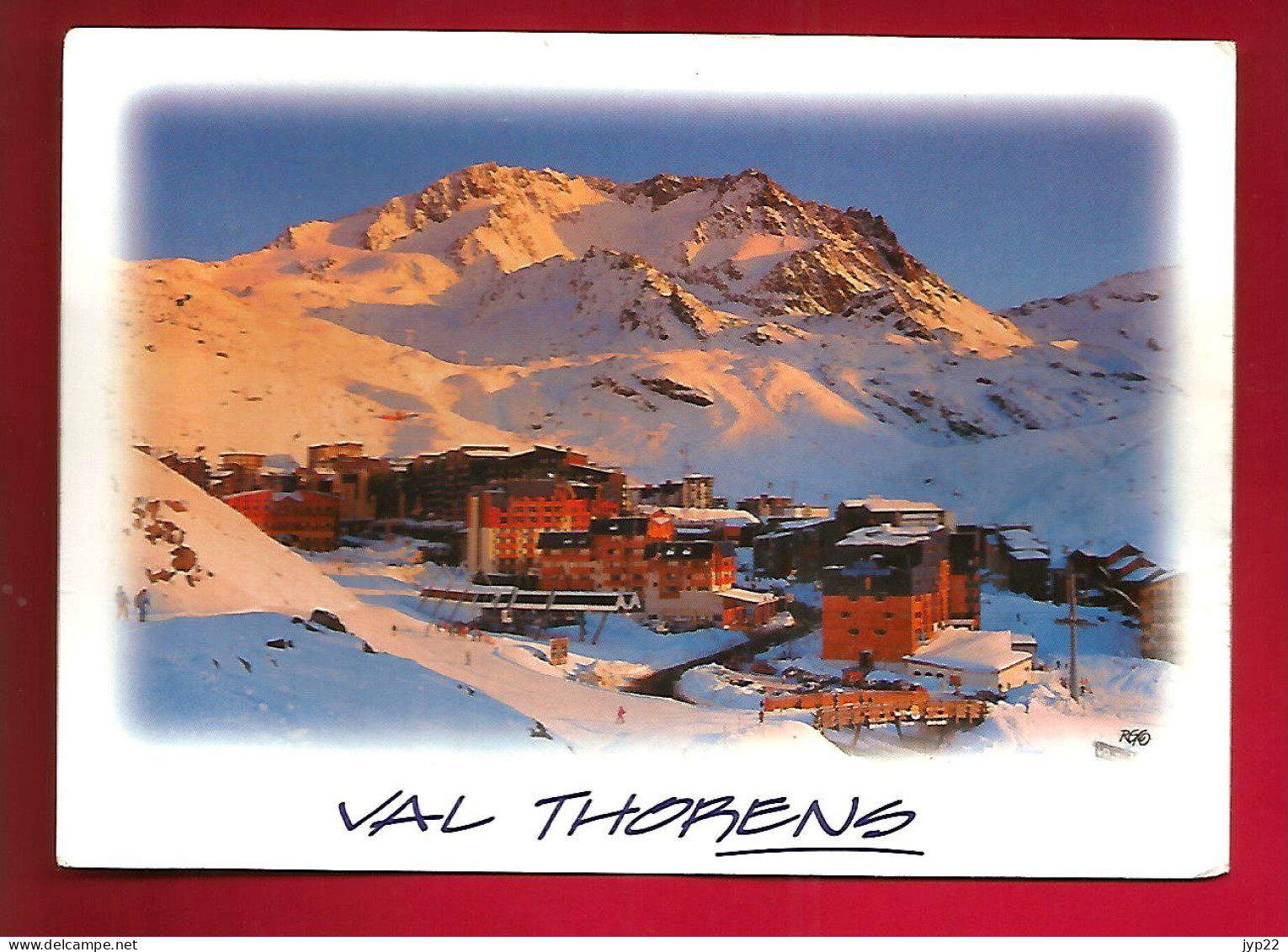 CP 73 Savoie Val Thorens Tarentaise Vallée Des Belleville Effet Du Soir à L'Aiguille De Péclet - Val Thorens