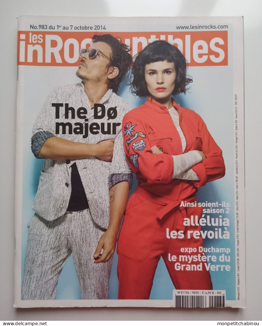Magazine LES INROCKUPTIBLES N°983 (Du 1er Au 7 Octobre 2014) - Politics