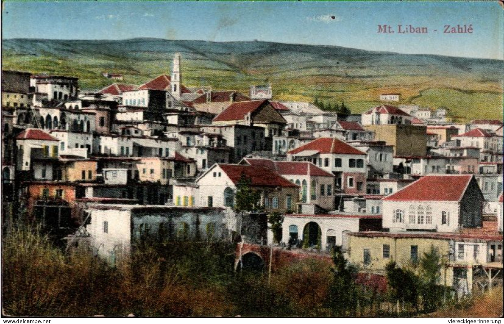 ! Cpa, Alte Ansichtskarte Aus Zahlé, Libanon - Libanon