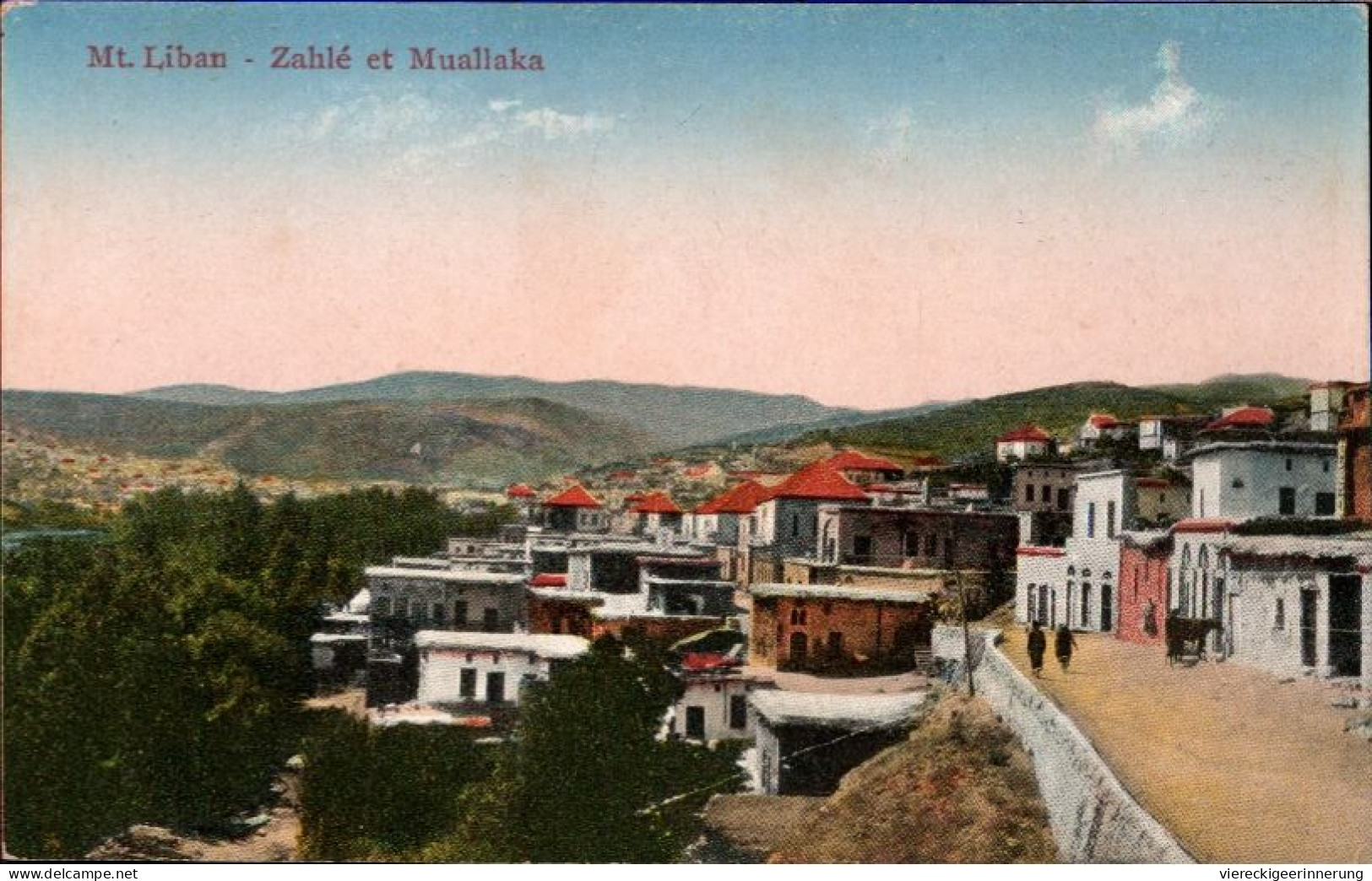 ! Cpa, Alte Ansichtskarte Aus Zahlé, Libanon - Liban