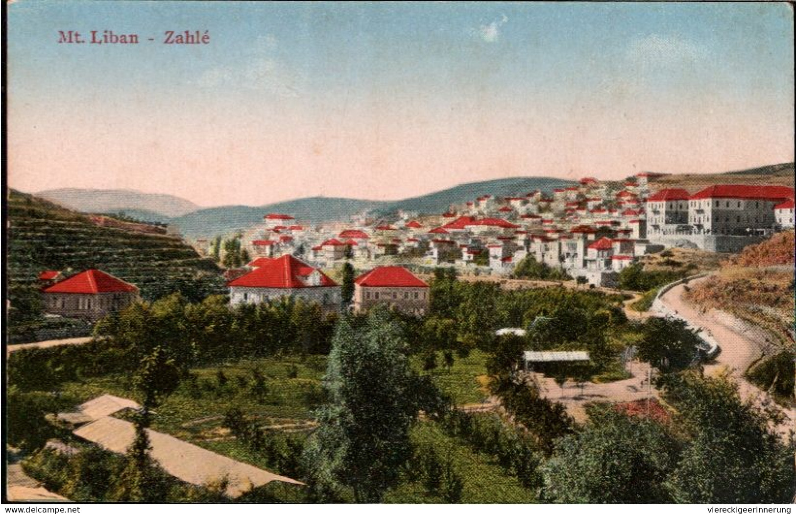 ! Cpa, Alte Ansichtskarte Aus Zahlé, Libanon - Libanon