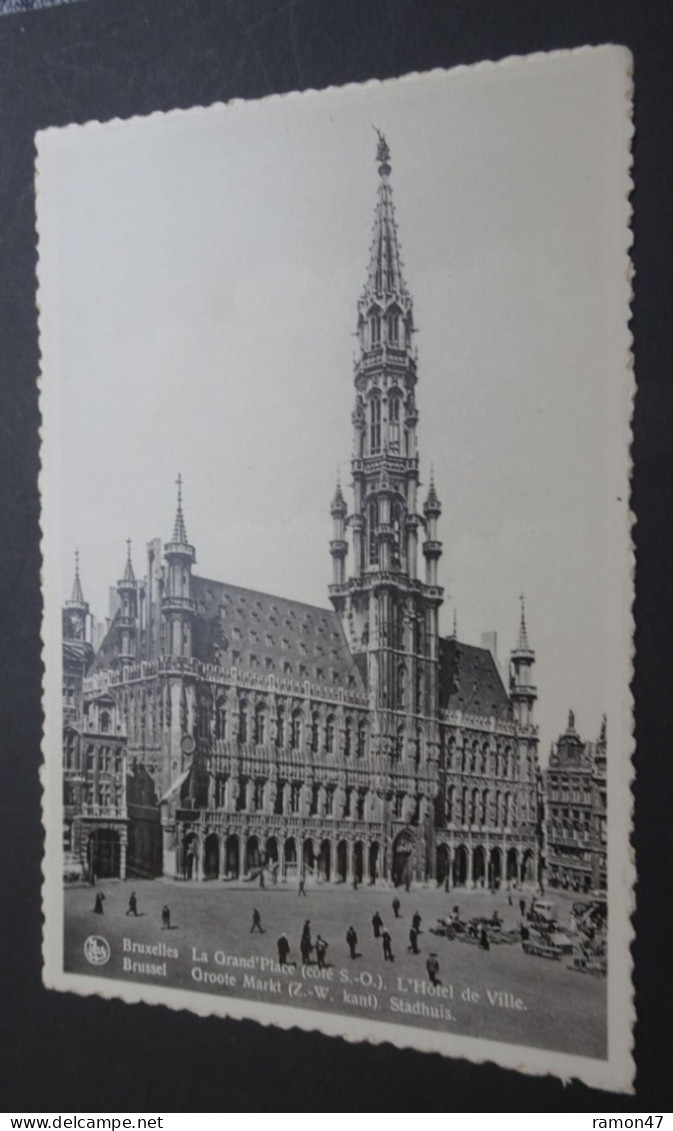 Bruxelles - La Grand'Place - L'Hôtel De Ville - Ern. Thill, Bruxelles, Bromurite, N° 1 - Marktpleinen, Pleinen