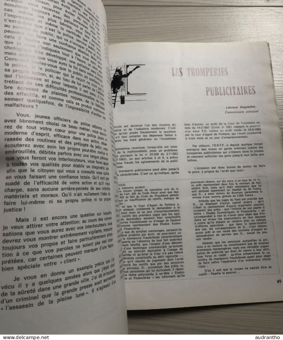 Rare revue sur la Police Nationale No 71 mars 1968