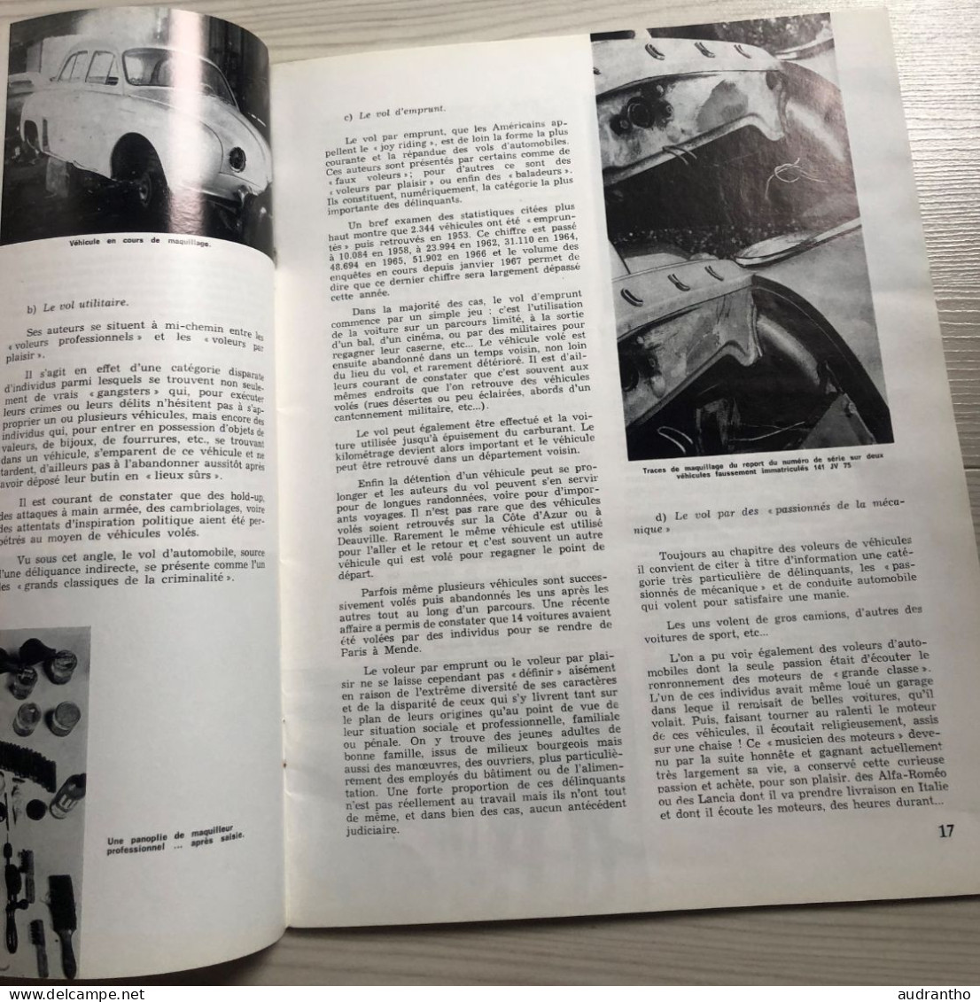 Rare revue sur la Police Nationale No 71 mars 1968