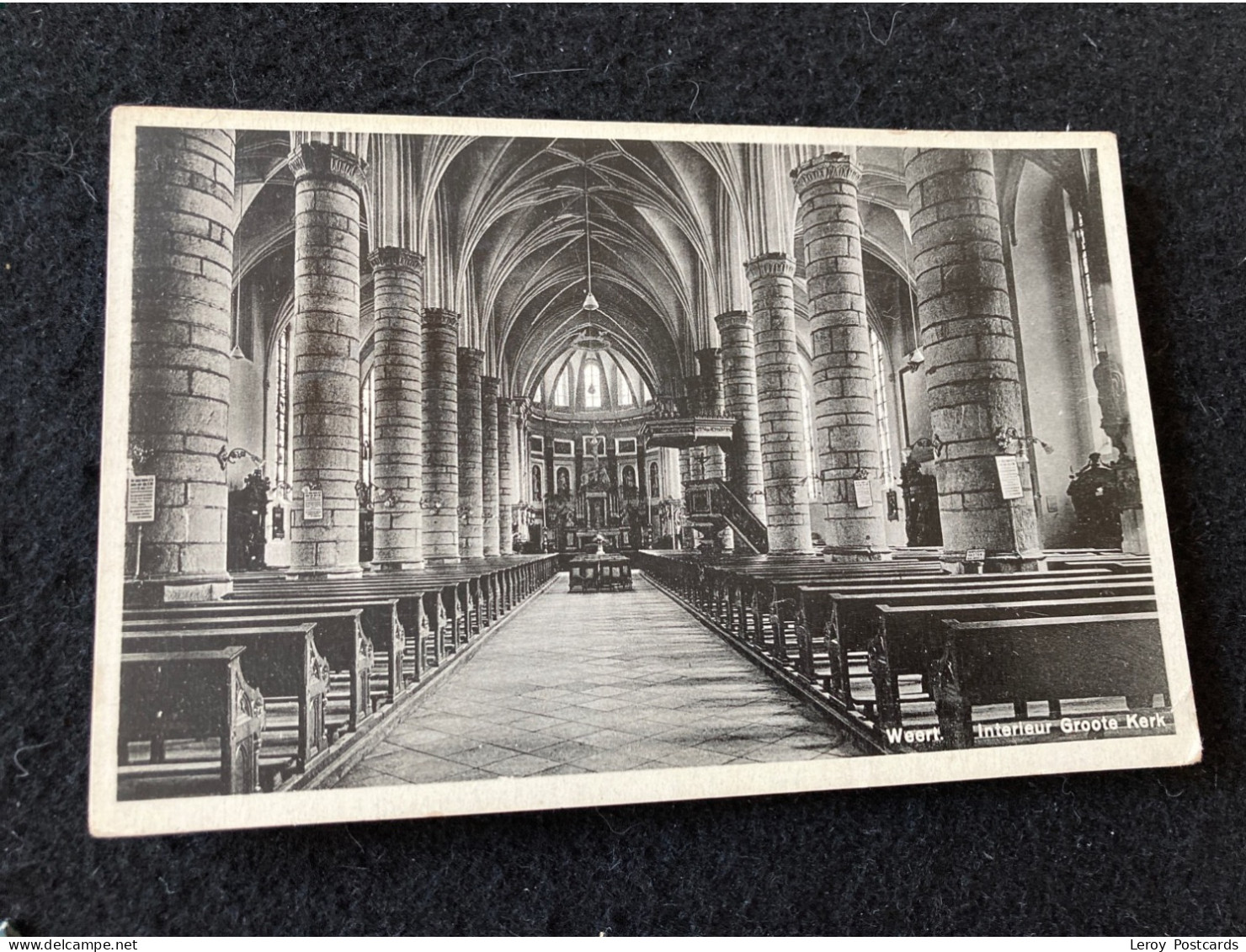 #0616 Weert Interieur Groote Kerk 1940 - Weert