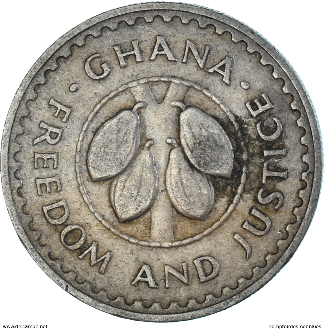 Monnaie, Ghana, 10 Pesewas, 1967 - Ghana