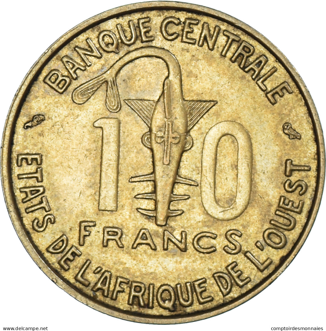 Monnaie, Communauté économique Des États De L'Afrique De L'Ouest, 10 Francs - Ivory Coast