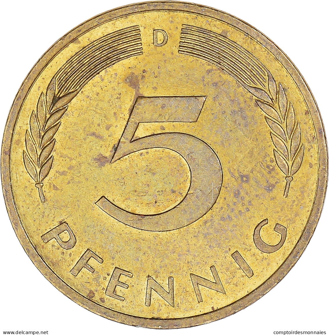 Monnaie, Allemagne, 5 Pfennig, 1993 - 5 Pfennig