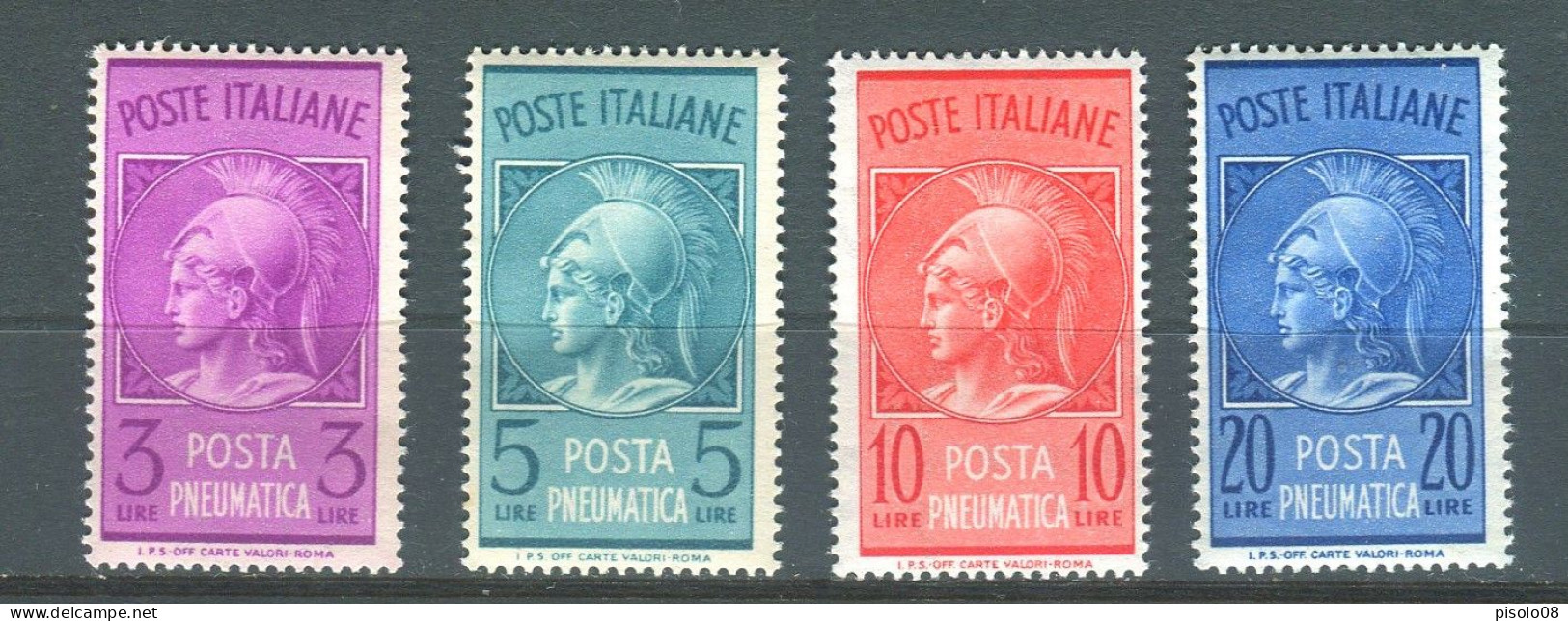 REPUBBLICA 1947-58  POSTA PNEUMATICA 2 SERIE CPL.** MNH - Poste Exprèsse/pneumatique