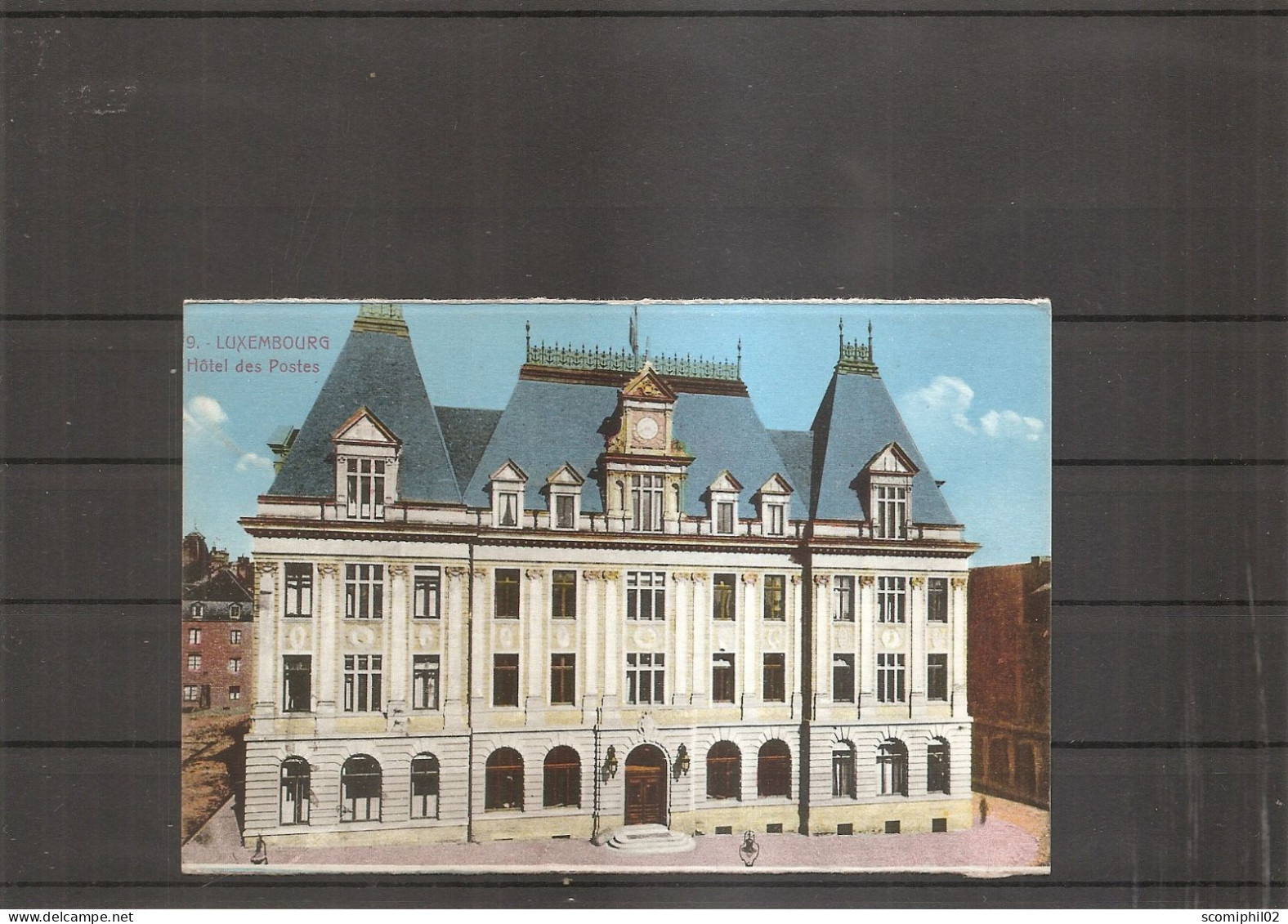 Luxembourg ( CP De 1923 De Luxembourg-gare Vers La Belgique à Voir) - 1921-27 Charlotte Voorzijde