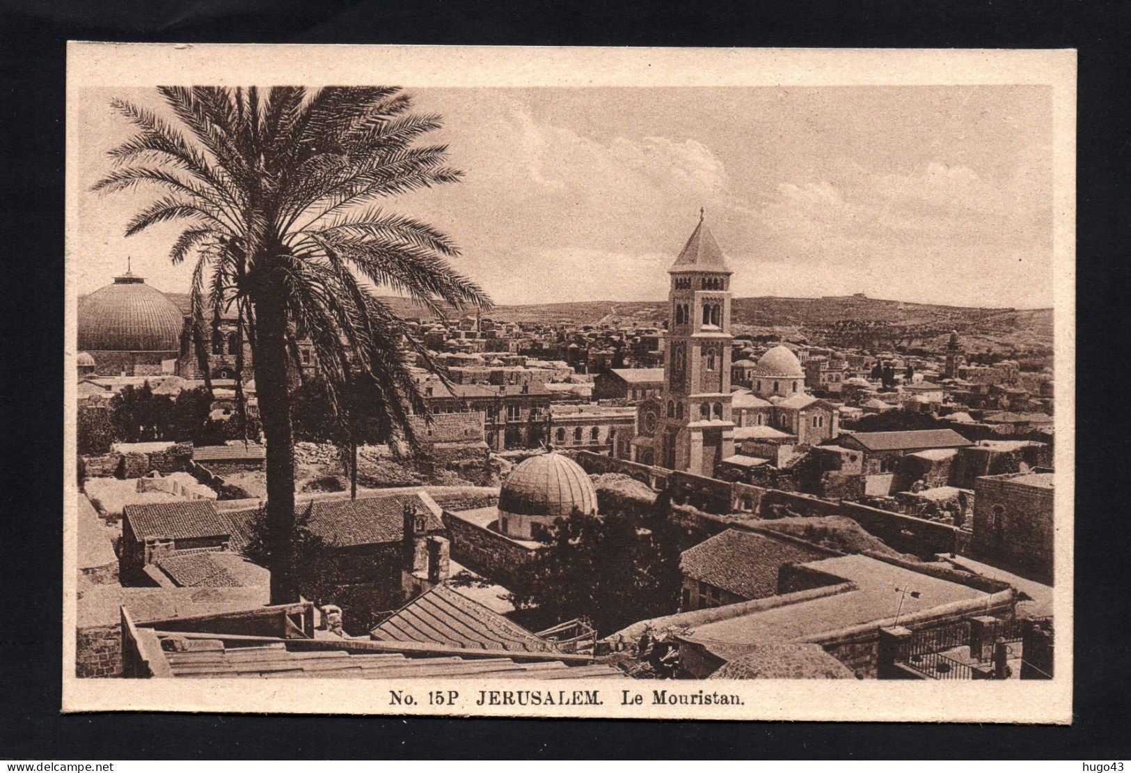 (RECTO / VERSO) JERUSALEM - N° 15 P - LE MOURISTAN - CPA - Israel