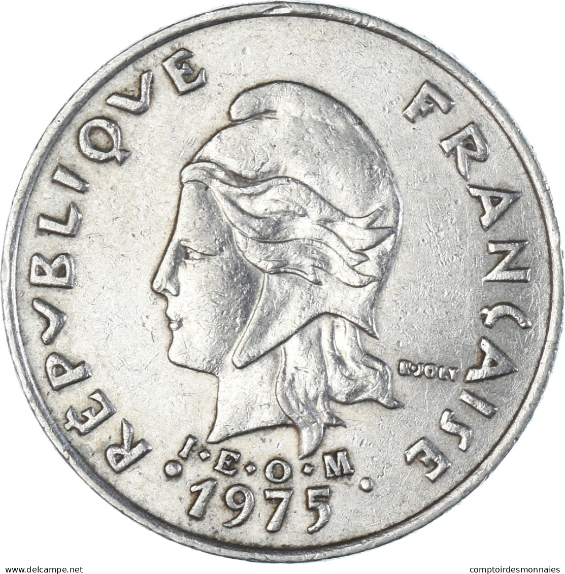 Monnaie, Polynésie Française, 20 Francs, 1975 - Frans-Polynesië