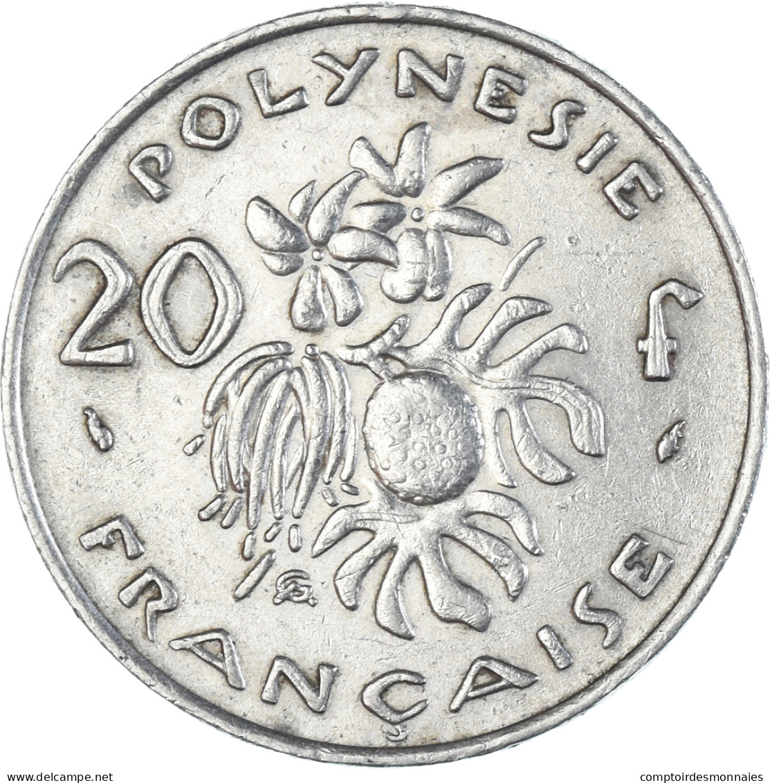 Monnaie, Polynésie Française, 20 Francs, 1975 - Frans-Polynesië