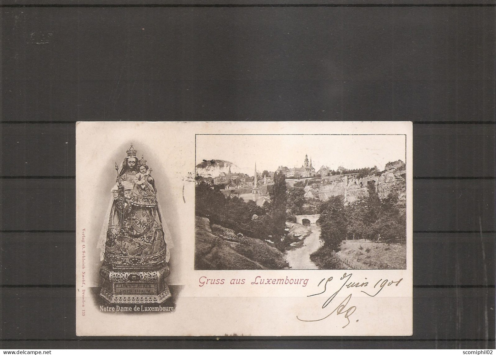 Luxembourg ( CP De 1901 De Luxembourg-Ville Vers La Belgique à Voir) - 1906 William IV