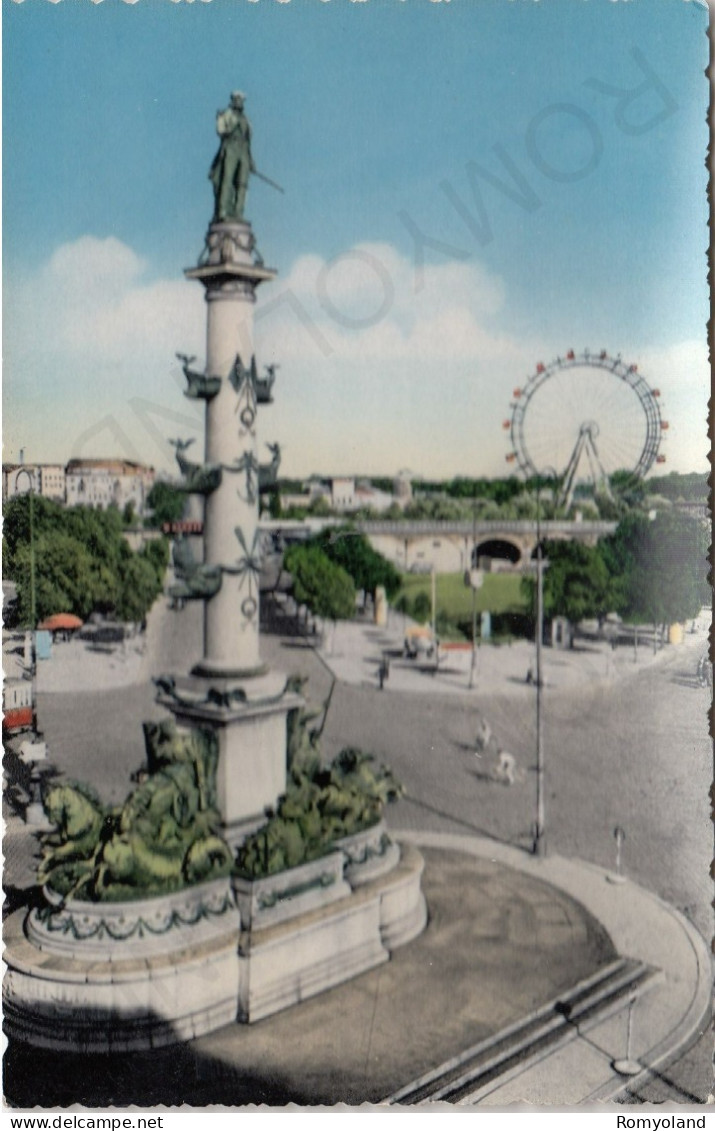 CARTOLINA  WIEN,AUSTRIA-PRATERSTERN MIT RIESENRAD-NON VIAGGIATA - Prater