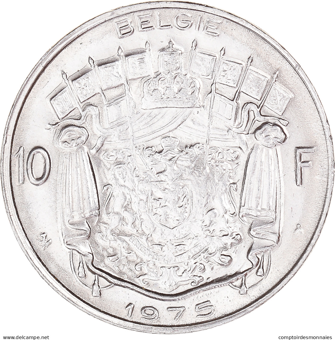 Monnaie, Belgique, 10 Francs, 10 Frank, 1975 - 10 Frank