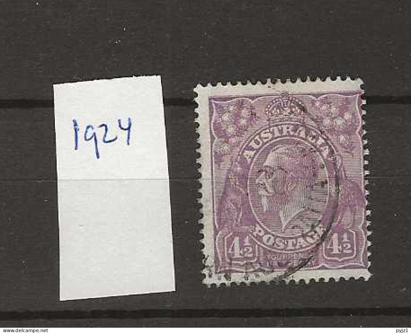 1924 USED  Australia  Michel 63 Wz 3 - Gebruikt