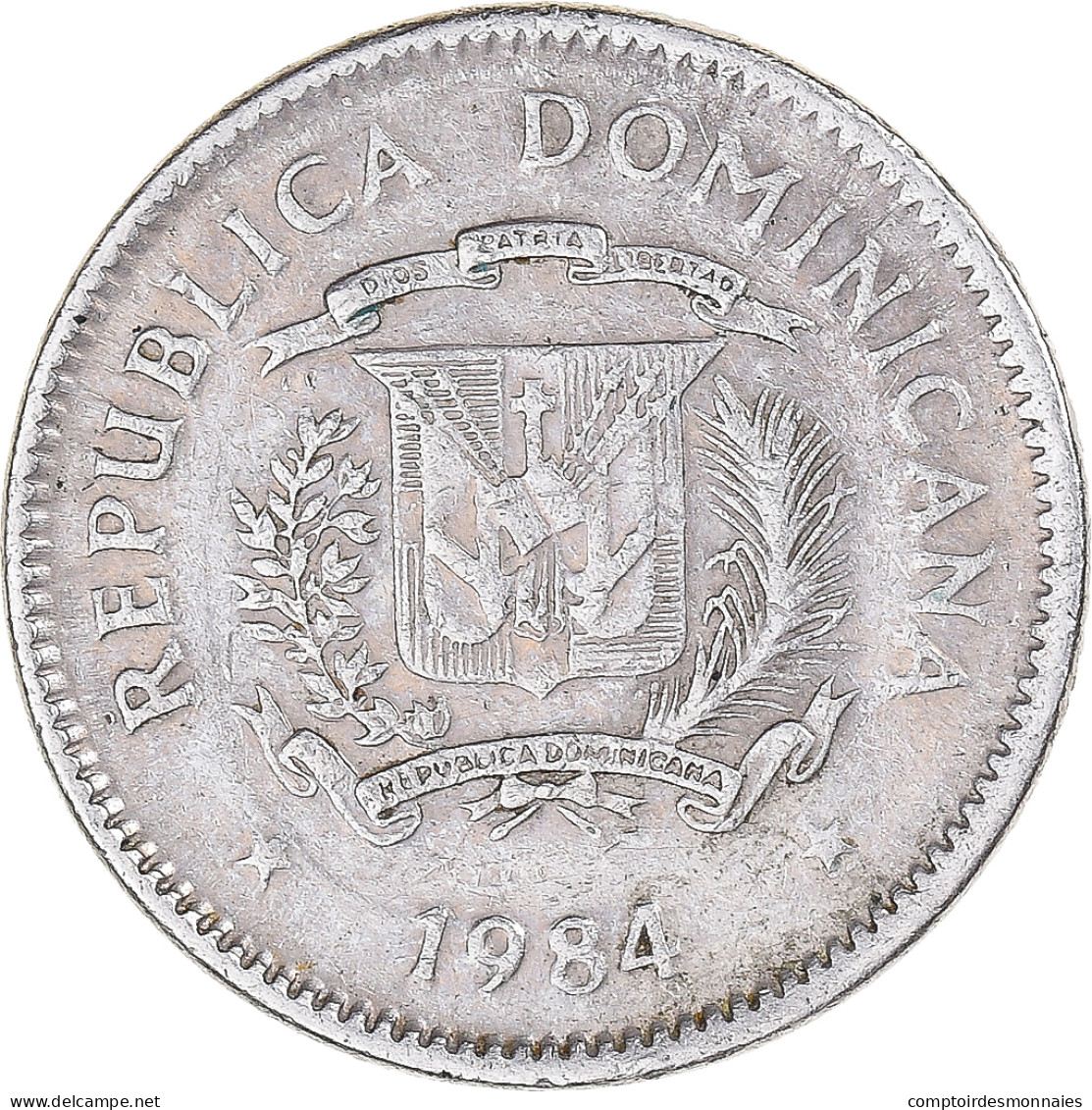 Monnaie, République Dominicaine, 10 Centavos, 1984 - Dominicana