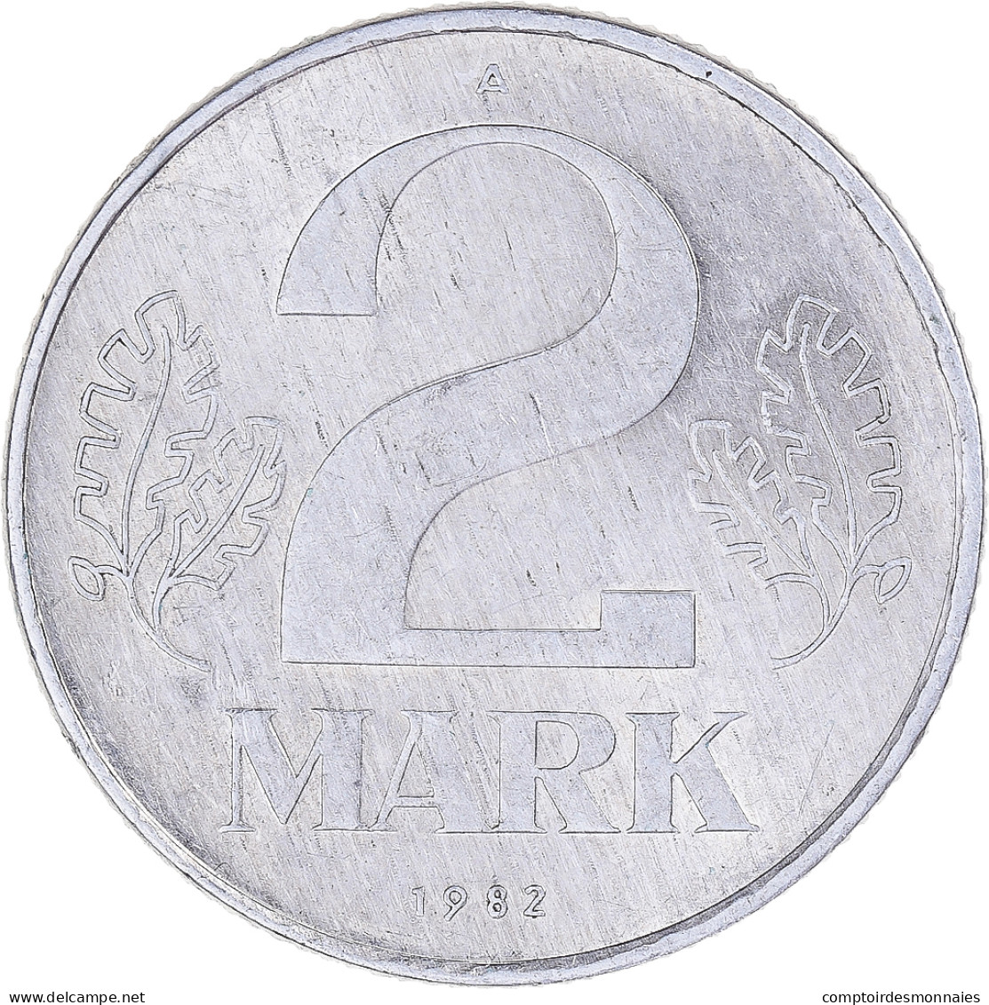 Monnaie, République Démocratique Allemande, 2 Mark, 1982 - 2 Mark