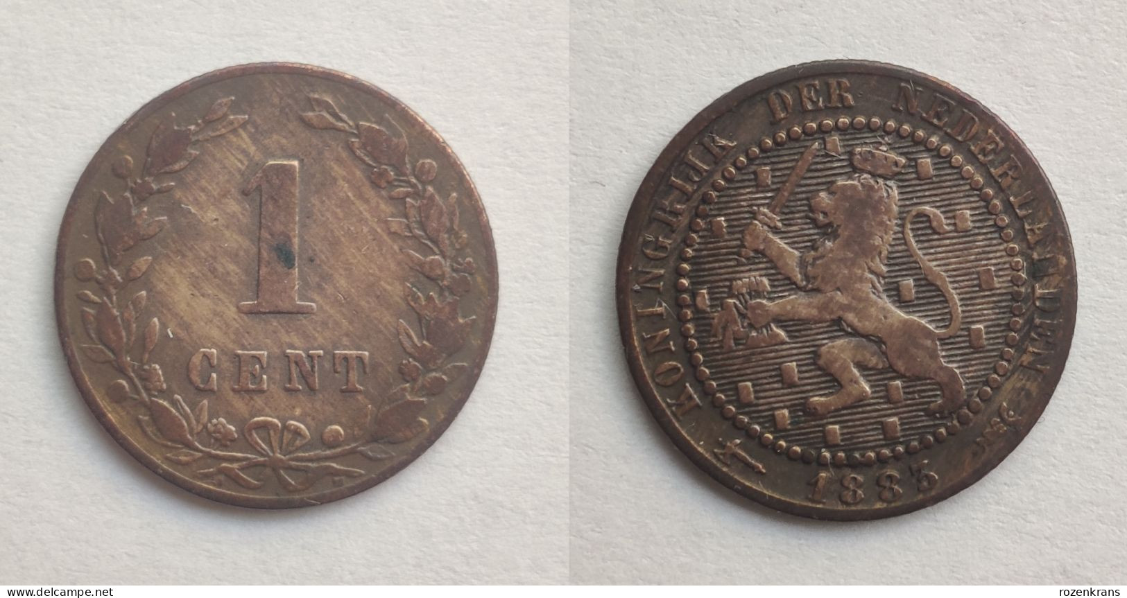 Koninkrijk Der Nederlanden 1883 1 Cent - 1849-1890: Willem III.