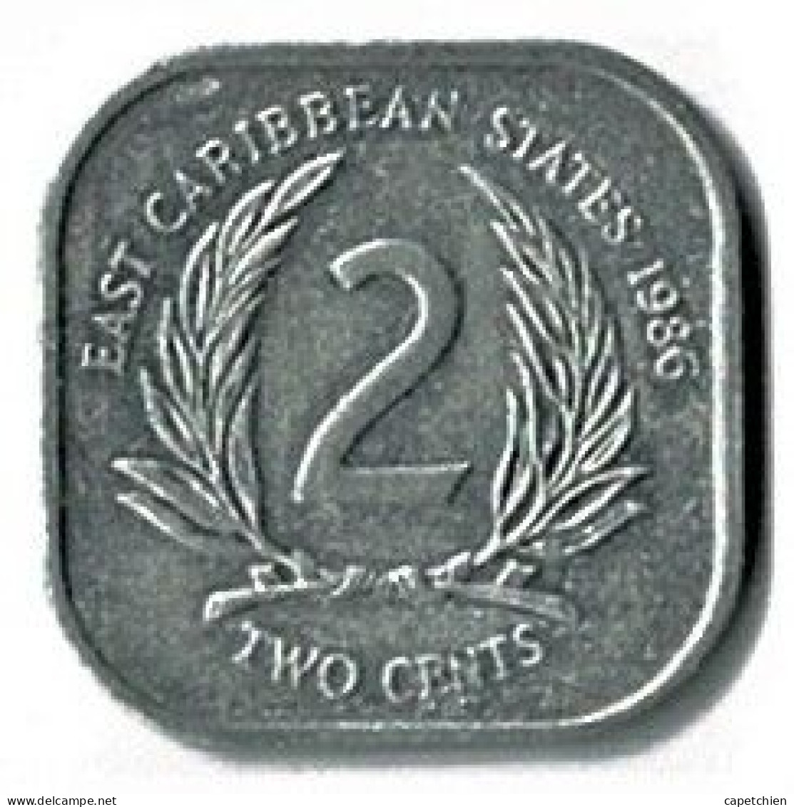 CARAIBES ORIENTALE / 2 CENTS / 1986 / ALU / ETAT SUP /19 Mm / 0.98 G - Caraibi Britannici (Territori)