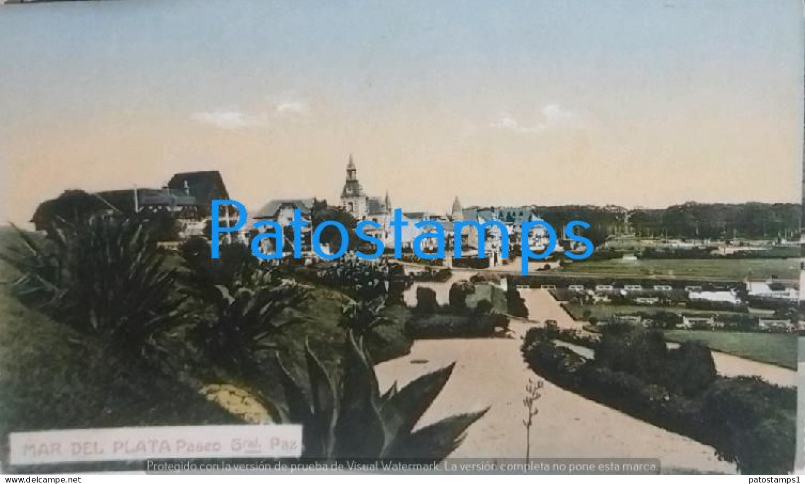 207576 ARGENTINA MAR DEL PLATA PASEO GRAL PAZ ED REY Nº 18 POSTAL POSTCARD - Argentina