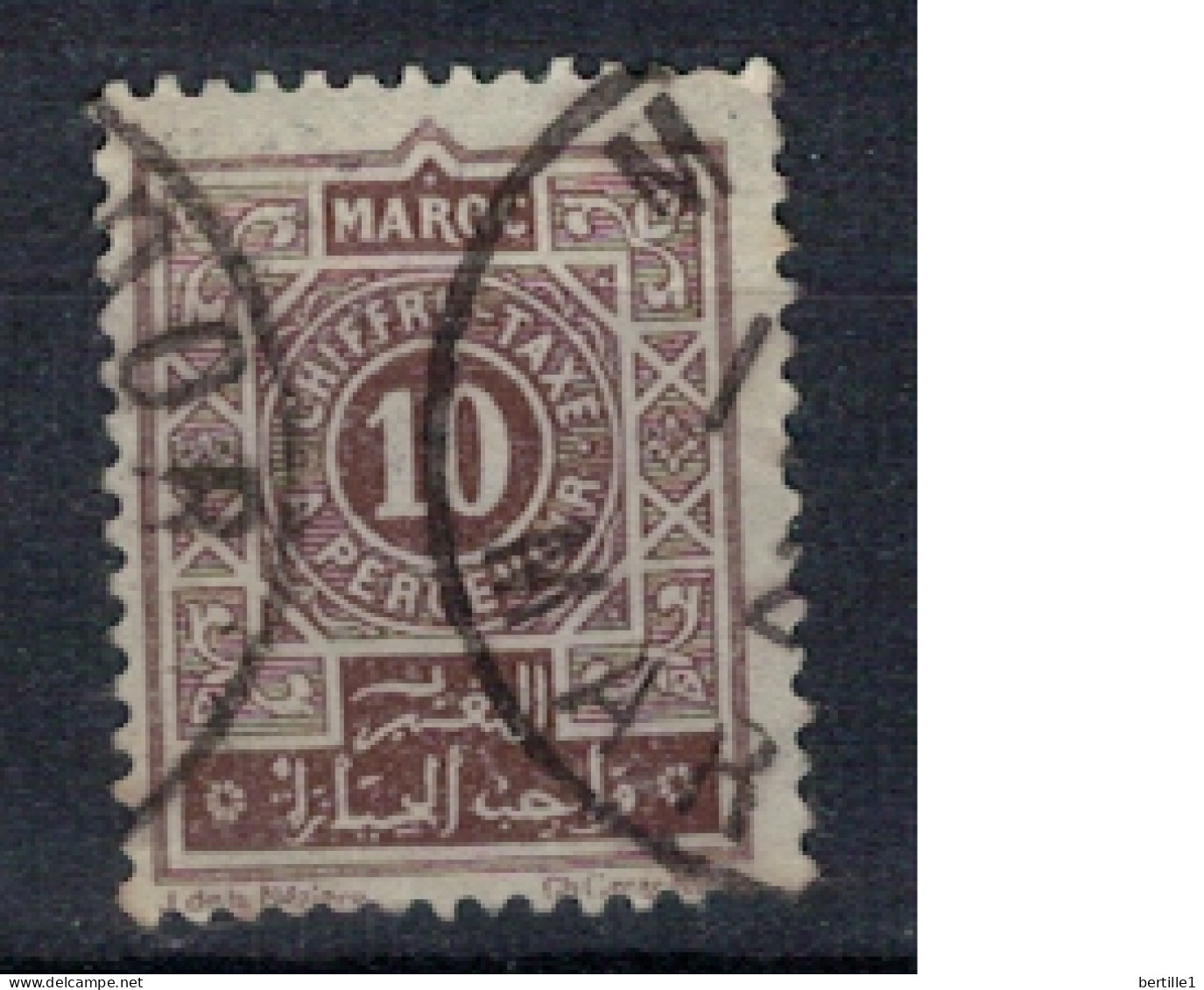 MAROC       N°  YVERT  TAXE 29 ( 3 )  OBLITERE    ( OB 11/ 08 ) - Timbres-taxe